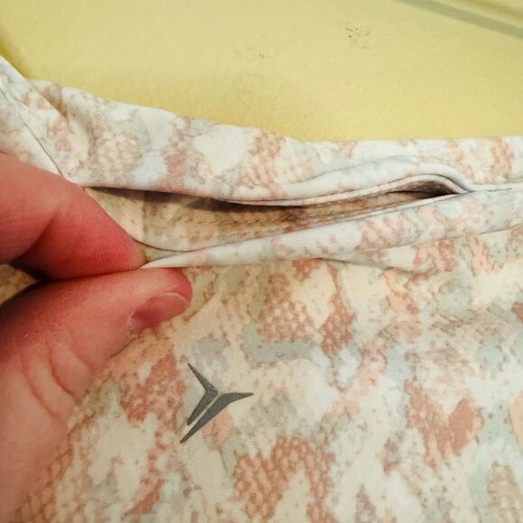 Old Navy Pink and White Leggings with Slim Fit - Picture 7 of 8